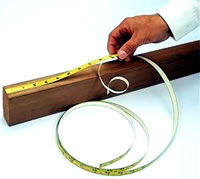 Shop Fox 6 Foot Rigjhr Reading Steel Self Adhesive Tape Measure